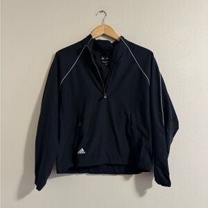 5/$55 !! 🔥 adidas Black Jacket with White Logo Patch